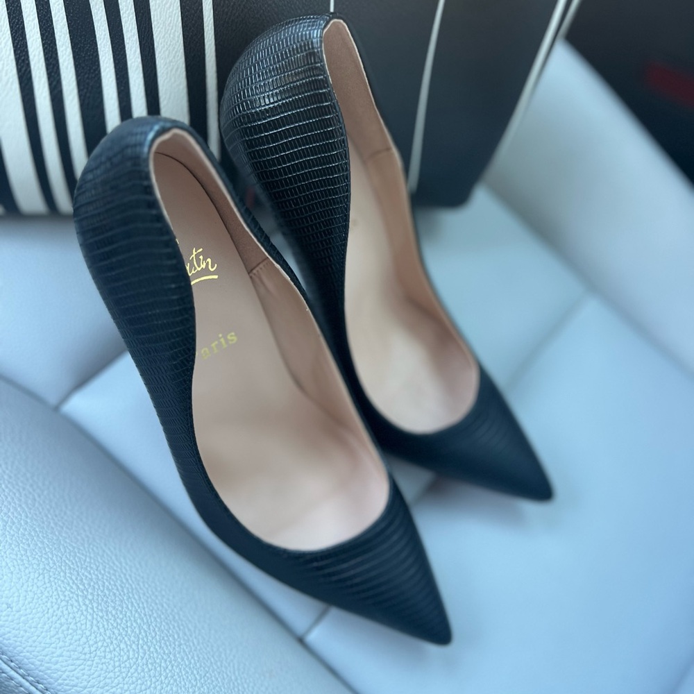 Sleek Black Stiletto Heels